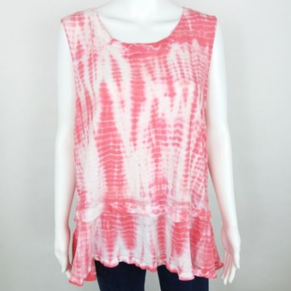 Style & Co. Tops - NWT! Style & Co Top Pink White Tie Dye - 27